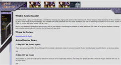 Desktop Screenshot of anime-reactor.net